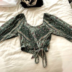 Busty floral blouse from American eagle